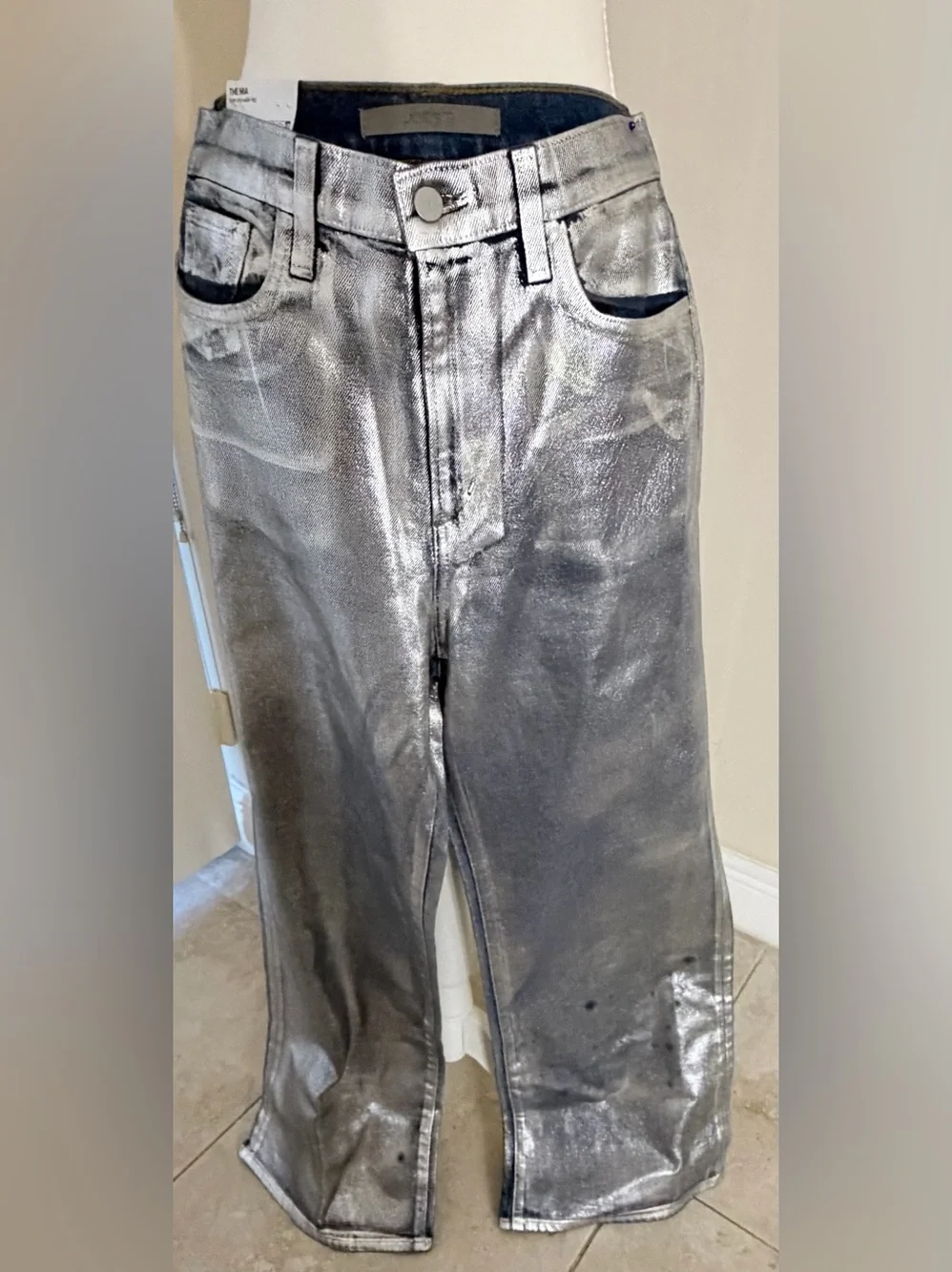 Joe's Jeans The Mia Metallic High Rise Wide Leg - NWOT